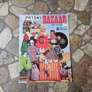1970s Patons Bazaar Knitting & Crochet Magazine No. 178